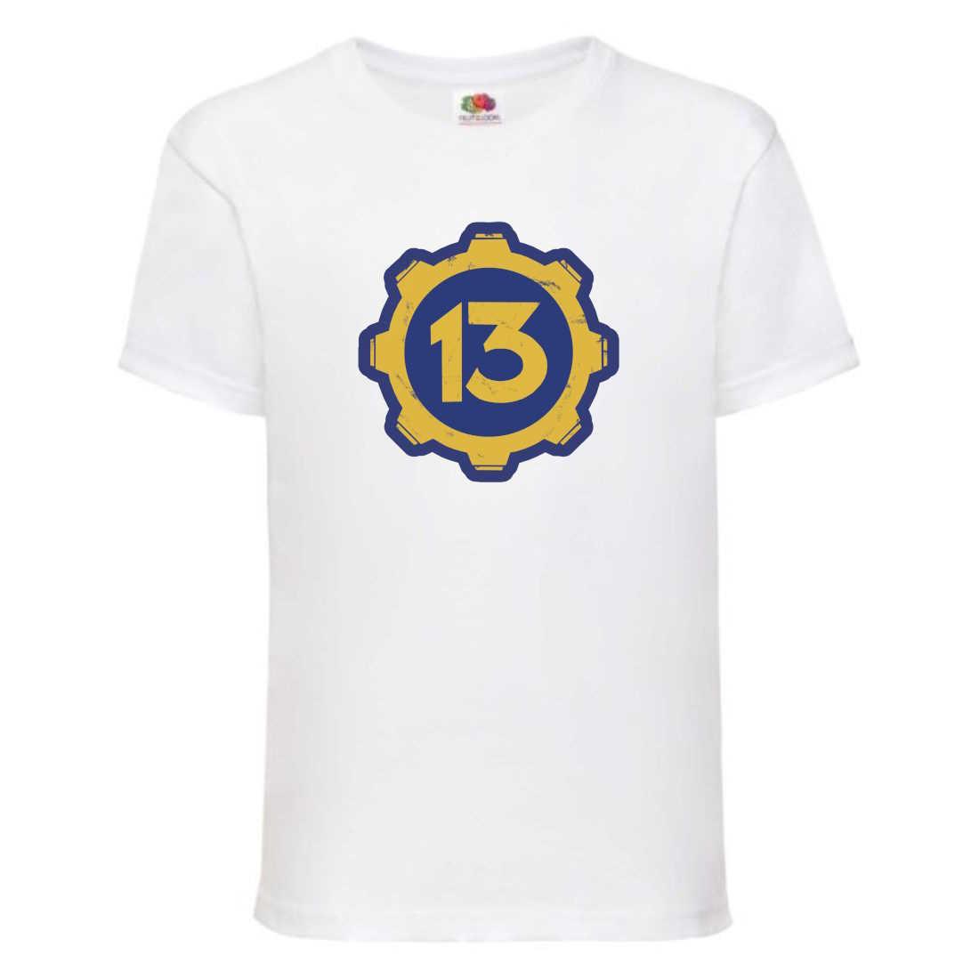 Футболка Фоллаут (Fallout 0023), біла 104-116-128-140-152-164 розміри, фото 1