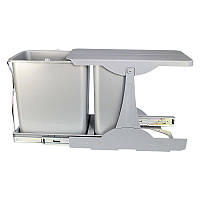 Мусорниця Taurus 40 1x16 + 1x8л сіра