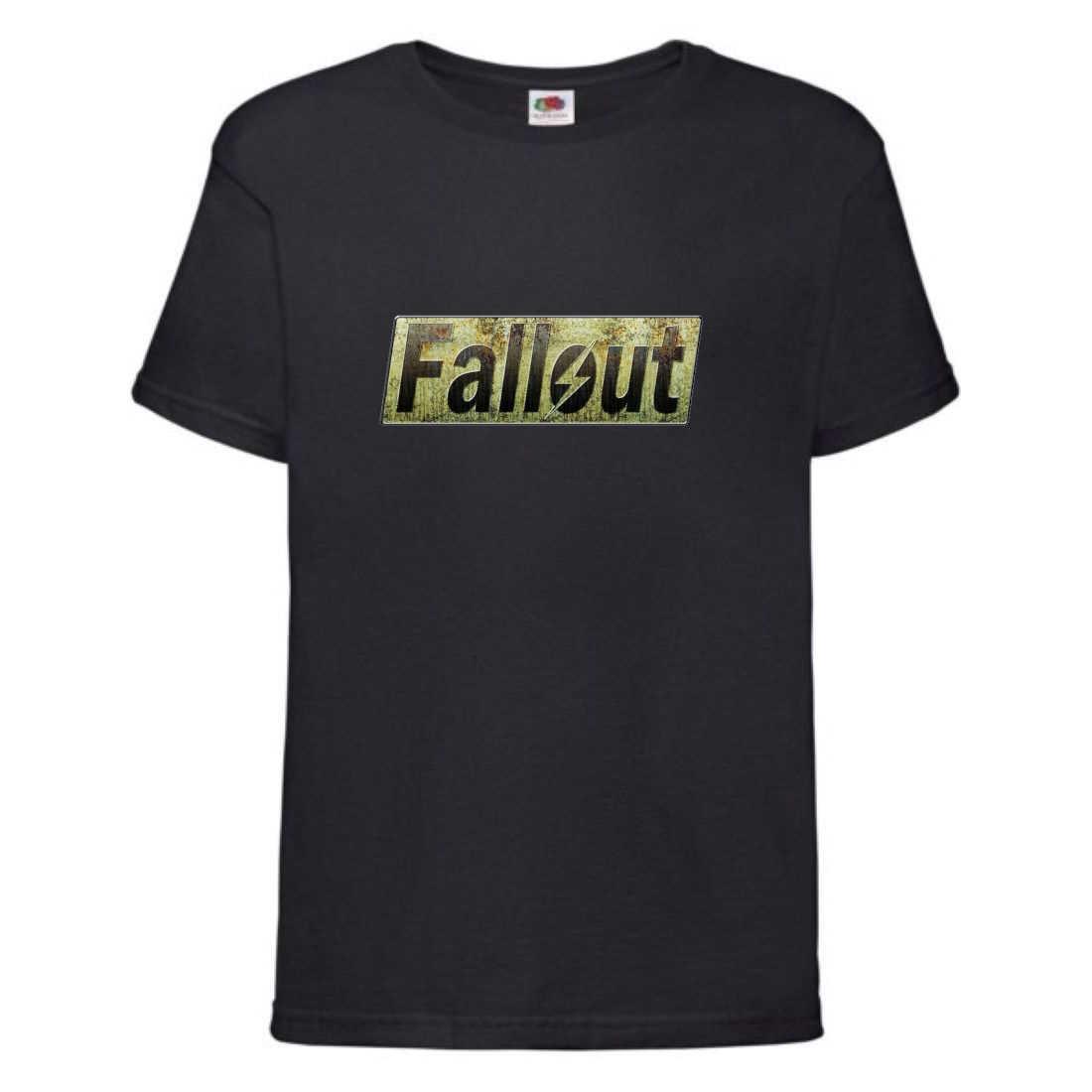Футболка Фоллаут (Fallout 0030), чорна 104-116-128-140-152-164 розміри, фото 1
