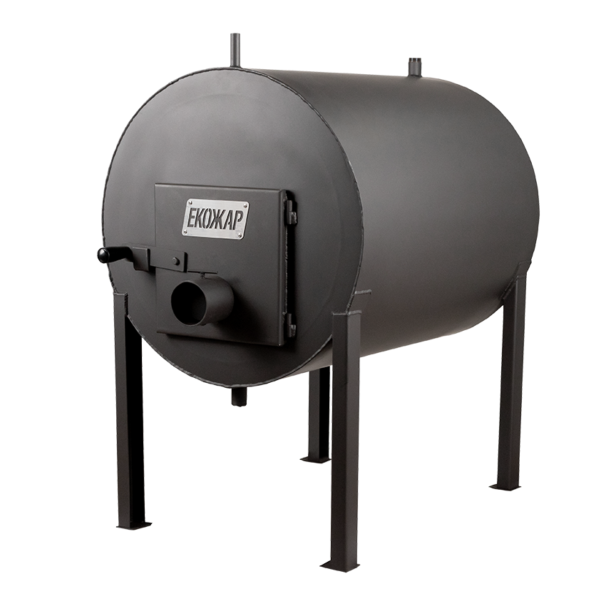 Дров'яна піч Екожар КВД 700 з водним контуром, фото 1