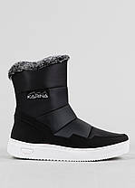 Дутики жіночі зимові чорні з замком (4101), фото 2