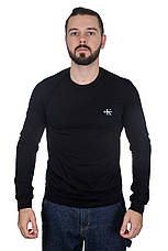 Лонгслів чоловічий Calvin Klein чорний, фото 2