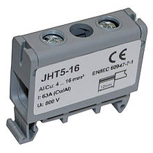 Клема силова СКНГ-JHT5-16 4-16мм2 63А сірий Ny95506542