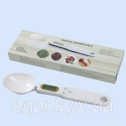 Електронна Мірна ложка-ваги цифрова до 500 г для кухні, фото 1