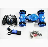 Машинка-перевертень Stunt Car YL-51, керування рукою, керування жестами та звичайним пультом Синій, фото 5