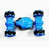 Машинка-перевертень Stunt Car YL-51, керування рукою, керування жестами та звичайним пультом Синій, фото 9