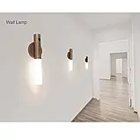 Лампа, світильник LED з датчиком руху та вбудованим акумулятором на 500Mah Induction lamp, фото 7