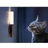 Лампа, світильник LED з датчиком руху та вбудованим акумулятором на 500Mah Induction lamp, фото 9