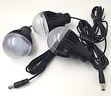 Ліхтар GD-101 PowerBank, із сонячною зарядкою + лампочки 3 шт., фото 6