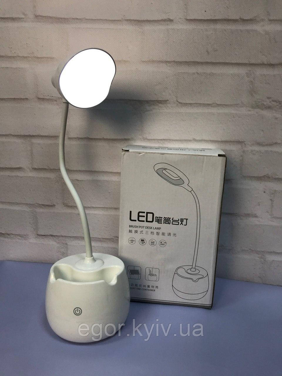 Портативна Компактна яскрава без дротова настільна лампа із сенсорним керуванням. Найкраща ціна!, фото 1