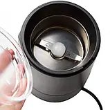 Кавомолка електрична роторна 300W Rainberg RB-302 Чорний, фото 3