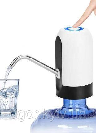 Електро помпа для бутильованої води Water Dispenser EL-1014 електрична акумуляторна на пляш, фото 1