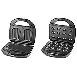 Мультимейкер Сендвічниця зі знімними формами 8 в 1 Opera OP-910 на 3000 Вт, фото 2