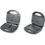 Мультимейкер Сендвічниця зі знімними формами 8 в 1 Opera OP-910 на 3000 Вт, фото 3