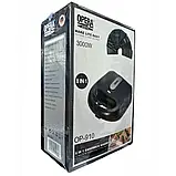 Мультимейкер Сендвічниця зі знімними формами 8 в 1 Opera OP-910 на 3000 Вт, фото 5