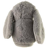 М'яка іграшка, музичний заєць GREY на акумуляторі, фото 3