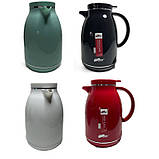 Глечик термос для напоїв зі скляною колбою на 1,5 л 29150 Зелений, фото 2