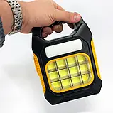 Ліхтар світлодіодний прожектор JY-978D-LED+12COB, Ліхтар аварійний світлодіодний акумуляторний, фото 6