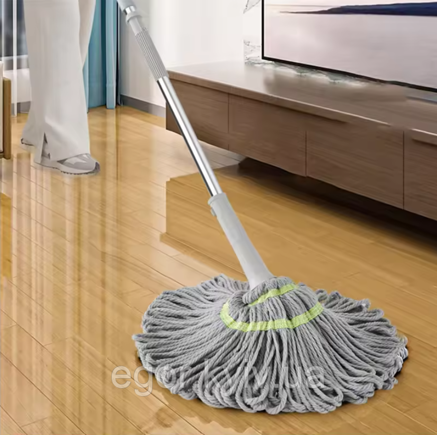 Швабра мікрофібра з відтискачем "Машка" SHV111, фото 1