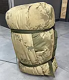 Спальний мішок WOLFTRAP тактичний 190 х 70, колір Жандарм, температура до -15, силіконовий міфлон, фото 3