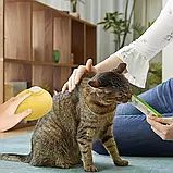 Щітка масажна для догляду за шерстю тварин 4 в 1 ПАРОВА Pet comb, фото 3