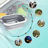 Дошка обробна 3 в 1 Chopper, дошка обробна складана, миска дошка, дошка для кухні, дошка трансформер, фото 10