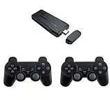 Ігрова приставка M8 64 gb Mini Game Stick 4K HDMI + 2 бездротові джойстики, консоль для телевізора, фото 7