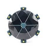 Карусель для зерен настінна з обертанням 360° Kitchen Storage Box 6-in-1 кухонний набір для круп із кріпленням, фото 8