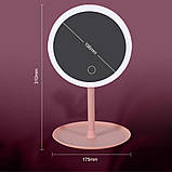 Дзеркало з LED-підсвіткою для макіяжу, Led Lighted, фото 4
