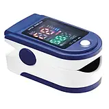 Пульсоксиметр Fingertip LK88 Pulse Oximeter Біло-синій, фото 2