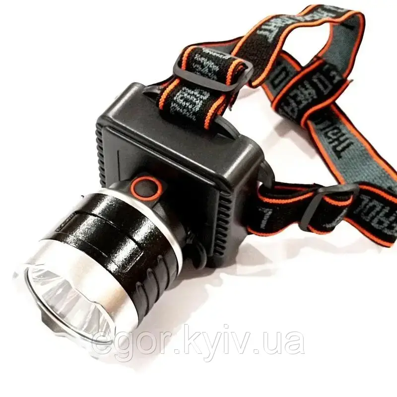 Ліхтар налобний із 3 режимами світла та від батарейок AA ZHUJIE-LIGHT ZJ-1707, фото 1