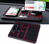 Органайзер для мобільного телефона липкий липкий килимок в авто, фото 2