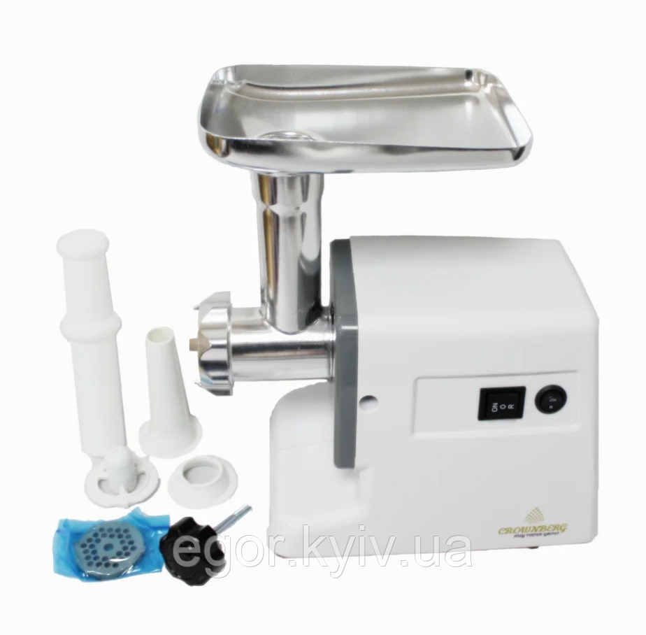 М'ясорубка Crownberg CB 4211 електрична 2500 Вт CG14 PR5, фото 1
