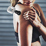 Мініфасціальний пістолет масажер ручний із 3 режимами вібрації USB-заряджання, фото 4