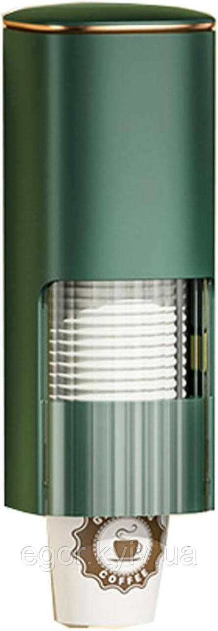 Диспенсер для одноразових паперових скляночок Зелений, фото 1