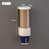 Диспенсер для одноразових паперових скляночок Зелений, фото 3