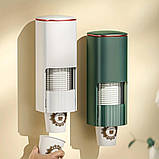 Диспенсер для одноразових паперових скляночок Зелений, фото 4