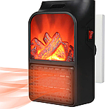 Портативний нагрівач з пультом Flame Heater (500 Вт) Економний, фото 2