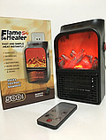 Портативний нагрівач з пультом Flame Heater (500 Вт) Економний, фото 3