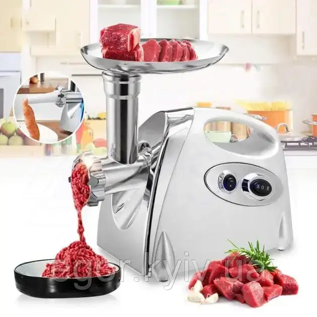 М'ясорубка Rainberg RB-675 3800W із соковичавницею, фото 1