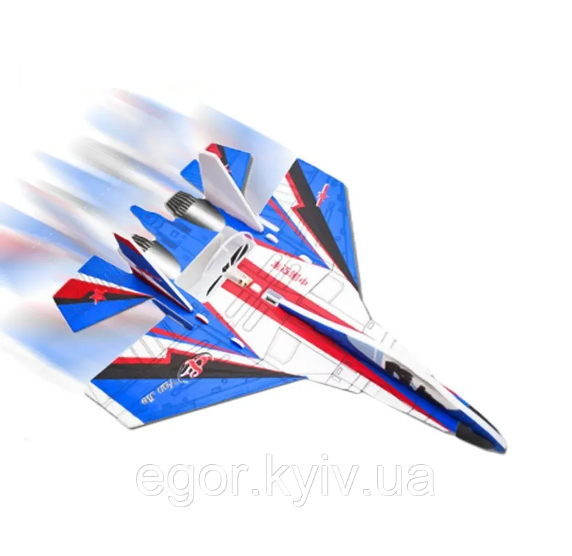 Літак пінопластовий конструктор, що летить з електромотором S27, фото 1