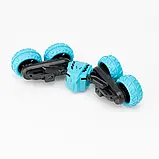 Перевертна трюкова машинка 360° RC Stunt Car на радіокеруванні Блакитна 1:12, фото 6