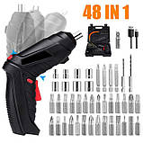 Електрична викрутка зі зміною кута нахилу LY-83 дриль шурупокрут, фото 8