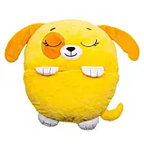 Дитячий спальний мішок на блискавці 3 в 1 вбудована подушка 130 см цуценя жовте Baby sleeping bag Size S, фото 5