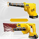 Акумуляторна повітродувка пилосос 2в1 для збирання листя, BLOWER LY-4, бездротовий садовий пилосос-дуйка, фото 6