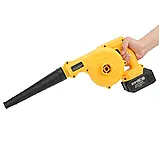 Акумуляторна повітродувка пилосос 2в1 для збирання листя, BLOWER LY-4, бездротовий садовий пилосос-дуйка, фото 8