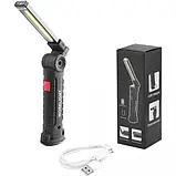 Світлодіодний ліхтар кемпінг LED COB BL-W52 магніт, гачок, фото 9