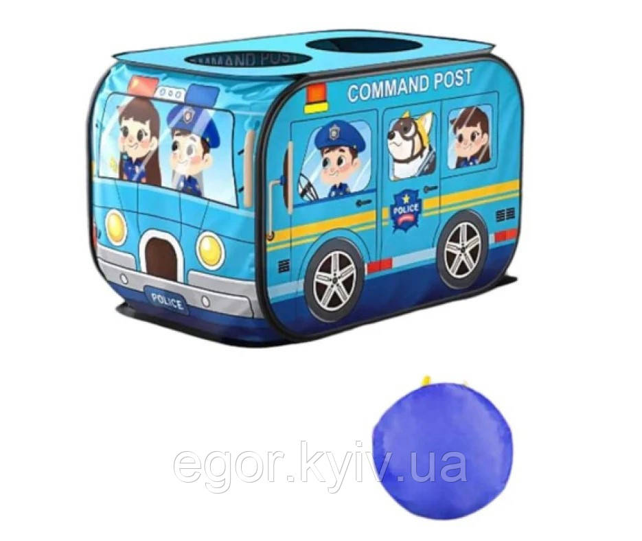 Дитячий ігровий намет Kids Indoor Outdoor Playhouse BLUE 110x75x72 см, фото 1