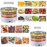 Сушильний апарат сушарка для фруктів, овочів та інших продуктів, сушарка, дегідратор.Zepline 029, фото 7