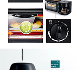 Електрична машина для сніданку 3в1 на 2800 Вт Настільна піч кавоварка сковорода SILVER CREST SC-206, фото 4